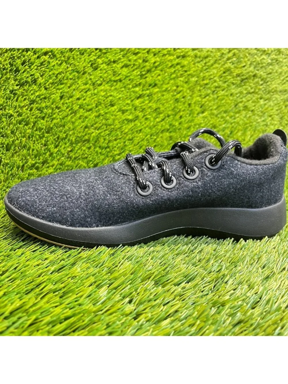 Allbirds Wool Runner Mizzle Womens Size 8 Black Athletic Running Shoes Sneakers